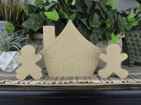 Gingerbread House- Includes a Gingerbread Man and Gingerbread Girl