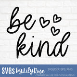 Be Kind with Hearts Svg