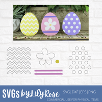 Easter Egg Designs Svg- FREE