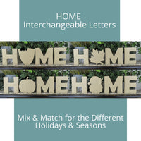 Interchangeable Home Letters